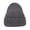 Gray, variant on Mens Knit Beanie Winter Casual Stretchy Fold Over Cuff Stylish Minimalist Ribbed for Daily Wear Lovely Gear