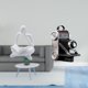 thumbnail image 2 of Figura abstracta de lector, estatua de cámara, figura humana, decoración, modelo artesanal de resina, coleccionable para dormitorio, sala de estar, of, 2 of 8