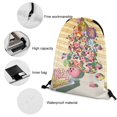 thumbnail image 5 of Kirby Drawstring Backpack Sports Gym Sackpack Water Resistant String Bag for Women Men, 5 of 7