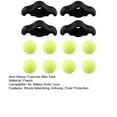 thumbnail image 7 of 4Pcs Indoor Cycling Bike Foot Pads with 8 Tennis Balls for Wahoo Kickr Core Fitness Bike Shock Absorbing Anti-slip Floor Protector Workout Bike Trainer Rocker Balls Balance Pads, 7 of 7