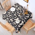 thumbnail image 2 of Dark Halloween Ghosts Skulls and Bats Square Tablecloth,Waterproof Square Table Cover,Wipeable Spillproof Washable Table Cover for Home Kitchen Party Decor 42"X42"(107x107cm), 2 of 6