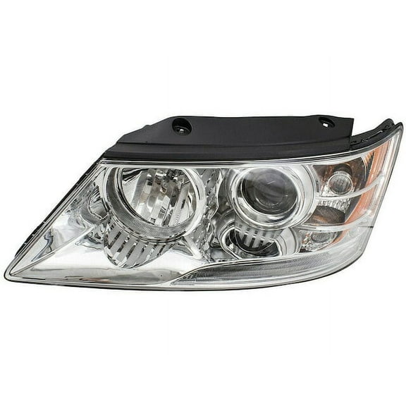 Left Headlight Assembly - Compatible with 2009 - 2010 Hyundai Sonata