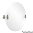thumbnail image 2 of Frameless Round Tilt Mirror with Beveled Edge in Polished Chrome, 2 of 5