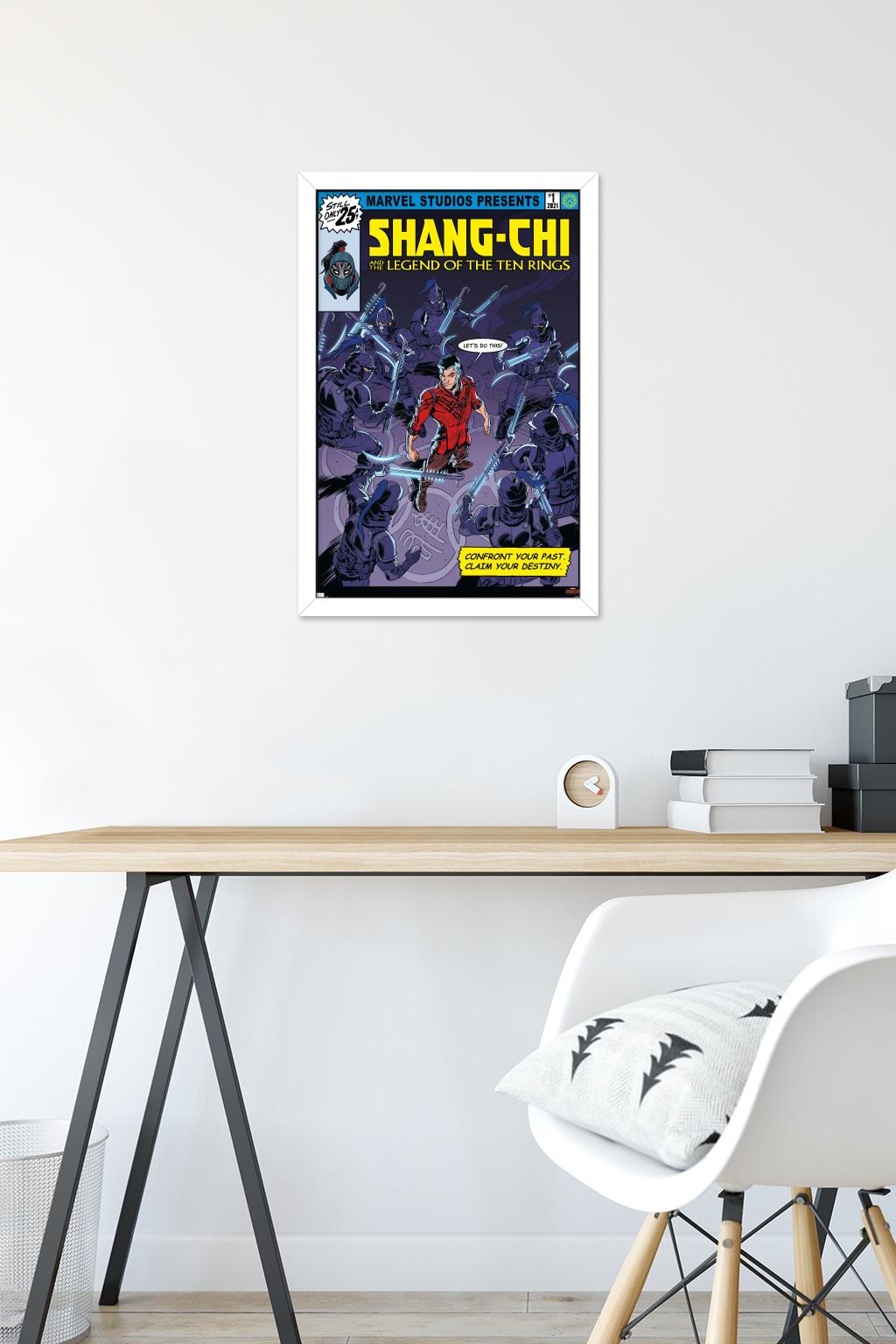 Marvel Shang-Chi and the Legend of the Ten Rings - Let's Do This Wall Poster, 14.725" x 22.375", Framed