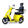 E-Wheels 3 Wheel High Power Mobility Scooter with Storage Basket - Yellow
