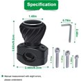 thumbnail image 3 of Pomo giratorio para volante Ketofa para Kubota John Deere, 3 of 7