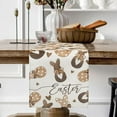 thumbnail image 5 of Clearance Kbndieu Coffee Easter Table Runner, Bunny Eggs Easter Decorations, Spring Seasonal Holiday Kitchen Dining Table Decoration for Home Party Decor (M), 5 of 6
