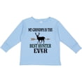 thumbnail image 3 of Inktastic Deer Hunting Grandpa Best Hunter Ever Boys Long Sleeve Toddler T-Shirt, 3 of 5