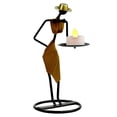thumbnail image 2 of Homekingdee Waiter Style Candle Holders - Iron and Alloy Candle Stand with Electronic Candle for Home Dining Room Living Room Party Wedding Decor, 2 of 6