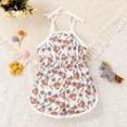 thumbnail image 6 of Weebloom Baby Girl Clothes Set Sleeveless Cartoon Cow Prints Jumpsuit Clothes Girls Romper White 18-24 Months, 6 of 6