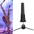 thumbnail image 3 of Sax Stand, Detachable Folding Sax Tripod Stand Holder Compatible With Soprano Saxophone Instrument Accessory, 3 of 8