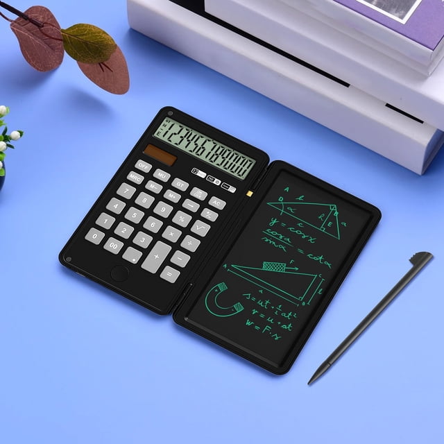 Liquidación de útiles escolares Giyblacko Calculadoras científicas para la escuela Calculadora científica con tableta de escritura Calculadora científica de ingeniería Pantalla LCD Adecuada para