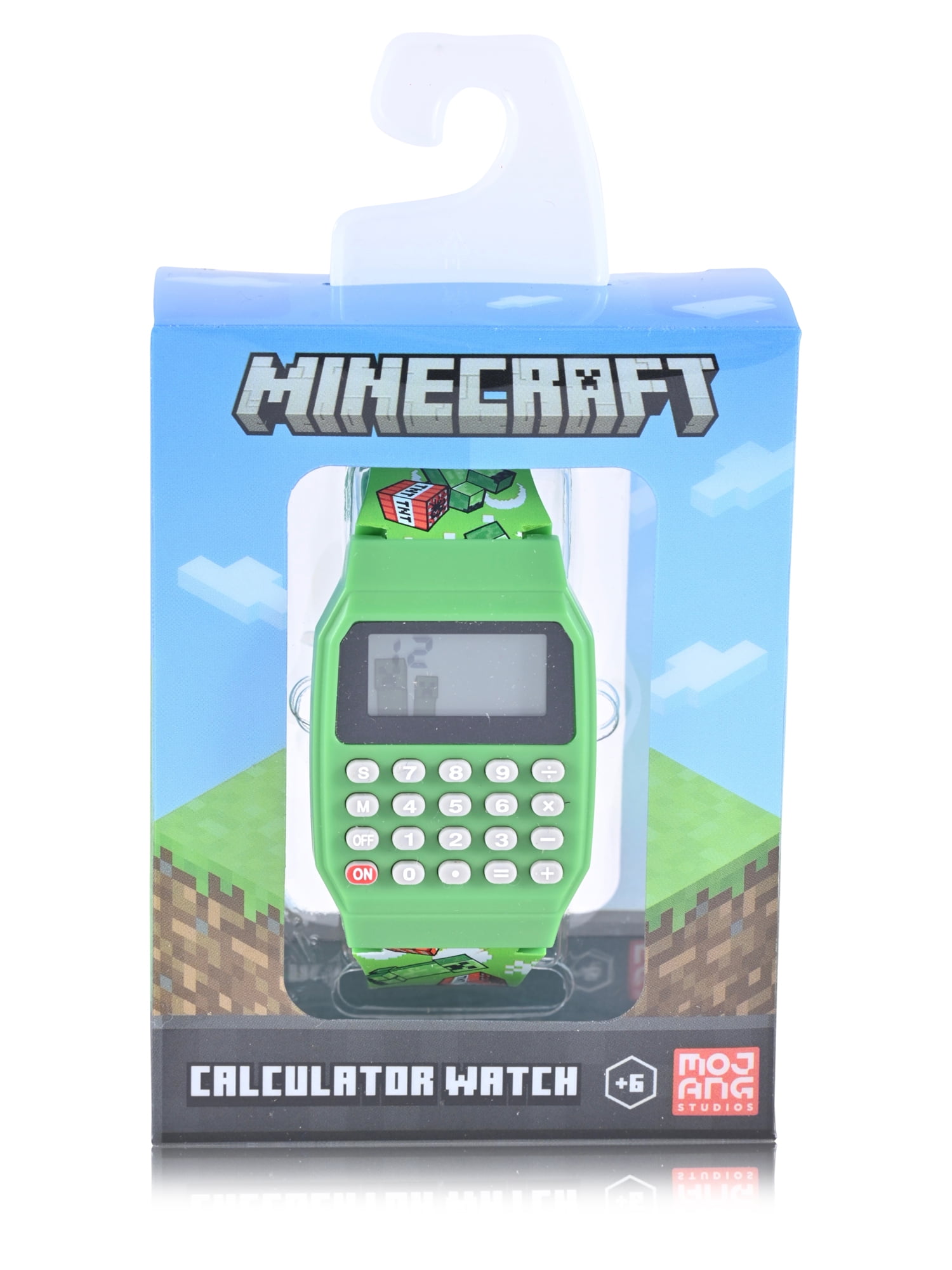 Minecraft Child Unisex Wristwatch in One Size Color Green - MIN4177WM