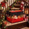 thumbnail image 5 of Collapsible Christmas Storage Box with Lid Large Capacity Foldable Holiday Organizer Bin for Clothes Toys Blankets Xmas Decor, 5 of 7