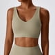thumbnail image 4 of Sujetador deportivo para mujer, ropa interior de Fitness fruncida de alto soporte para gimnasio, Top de Yoga, ropa de entrenamiento, corsé de realce, ropa deportiva acolchada, 4 of 5