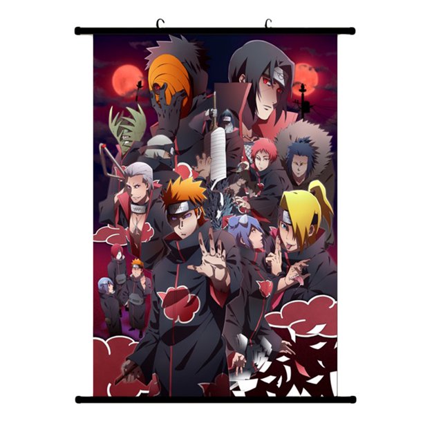 Cyan oak Naruto Wall Scroll Poster Japanese Anime Naruto Shippuden