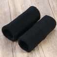 thumbnail image 4 of WEUVEB 2 Pares De Muñequeras Deportivas Negras Transpirables Protectoras Y Elásticas Para Ejercicio, 4 of 8