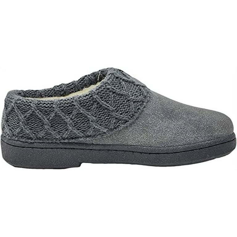 Clarks step flow low faux fur lined slipper clearance