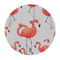 thumbnail image 2 of JEUXUS  Flamingo Tablecloth Round Table cover Resistant Picnic Table Covers Washable for Holiday Kitchen Party Picnic, 2 of 7