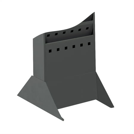 Safco Steel Magazine Rack Base in Black