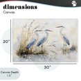 thumbnail image 4 of Stupell Industries Coastal Blue Heron Trio in Wetlands Canvas Art, 30 x 20, by LSR Design Studio, 4 of 8