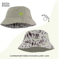 thumbnail image 6 of Addie & Tate Unisex Grey Reversible Bucket Hat for Kids 3-6 Years Old, 6 of 6