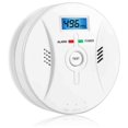 thumbnail image 1 of Inteprter Detector de humo alimentado por batería de primera alarma 2 en 1, Sensor de seguridad fijo para techo, accesorio de protección, Cadenas y protecciones para puertas de seguridad, 1 of 6