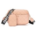 thumbnail image 4 of Bolso bandolera para mujer Bolso bandolera de cuero PU Bolso simple con juego de embrague a juego, 4 of 5