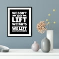 thumbnail image 4 of Designs ByLITA We Don't Just Lift Weights, We lift each Other's Spirits, 5 x 7 Wall Print (Unframed) | Working Out Room | Couples Decoration, 4 of 4