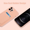 thumbnail image 2 of Wallet Case for iPhone 12 Pro (6.1 inch), Card Holder Camera Protection Cover for iPhone 12 Pro + Screen Protector, Soft Slim Card Slot Case Compatible with iPhone 12 Pro Phone Case -Pink, 2 of 13