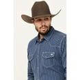 thumbnail image 2 of Blue Ranchwear Men's Vintage Striped Long Sleeve Snap Western Shirt - BRFA23W54-NVY Medium, 2 of 4