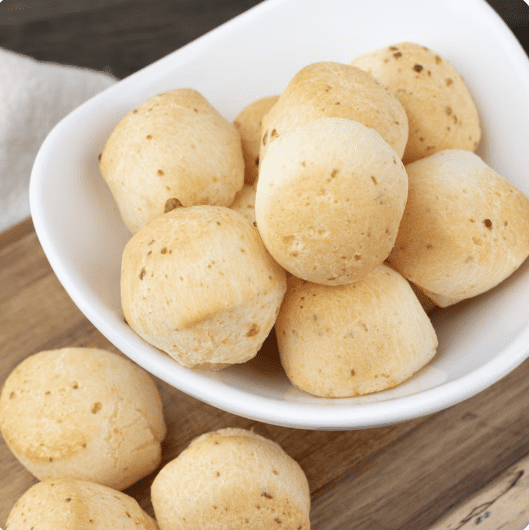 Mineiro Gourmet Brazilian Cheese Rolls 12 oz | Pack of 3 | Pao de Queijo Tradicional