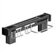 thumbnail image 2 of Organizador para Fregadero de Cocina | Estante de Almacenamiento Montado en Pared y Removible | Estante de Aleación para Especias y Soporte para Utensilios Sin Taladro | Negro | 8 Ganchos, 2 of 7