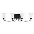 thumbnail image 2 of 4L Livex Ridgedale Wrought Iron Type Black Bath Vanity Lighting Fixture 6484-04, 2 of 2