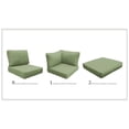 thumbnail image 5 of TK Classics High Back Cushion Set for COAST-13a in Cocoa, 5 of 7