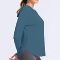 thumbnail image 6 of Shihyeh Women's UPF 50+ Swim Cover Up Sun Protection Hoodie Long Jacket SPF Lightweight Beach Cover Ups for Women, 6 of 9