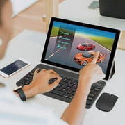 2 in 1 Tablet, 10 inch Tablet Android Tablets PC with Keyboard Case Mouse Stylus, 4GB RAM+64GB ROM 512GB Expandable Tableta Computer, 10.1 IPS Screen, 2+8MP Dual Camera, WiFi BT Google Play.
