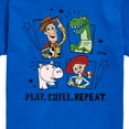 thumbnail image 3 of Toy Story - Play Chill Repeat - Toddler & Youth Short Sleeve Graphic T-Shirt, 3 of 5