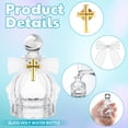 thumbnail image 3 of Botellas de agua bendita Newtay Catholic Glass, regalos de bautismo (48), 3 of 7