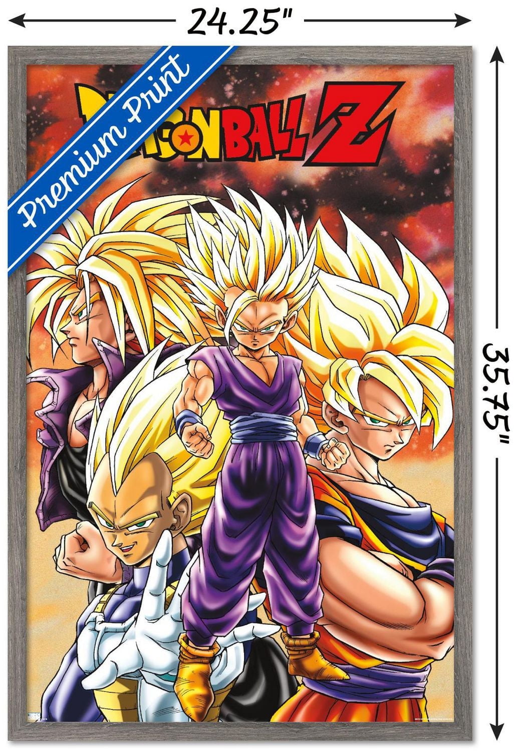 Dragon Ball Z - Saiyans Wall Poster