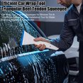 thumbnail image 2 of Car Wrap Tool Triangle Squeegee for Window Tint & Vinyl Wrap Soft Edge Vinyl Installation Tool for Water Removal Window Tint Applicator, 2 of 8