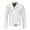 White, variant on Men Coats Plus Size Fall Stand Up Collar Trendy Solid Color Casual Zipper Leather Jacket Comfy Outerwear