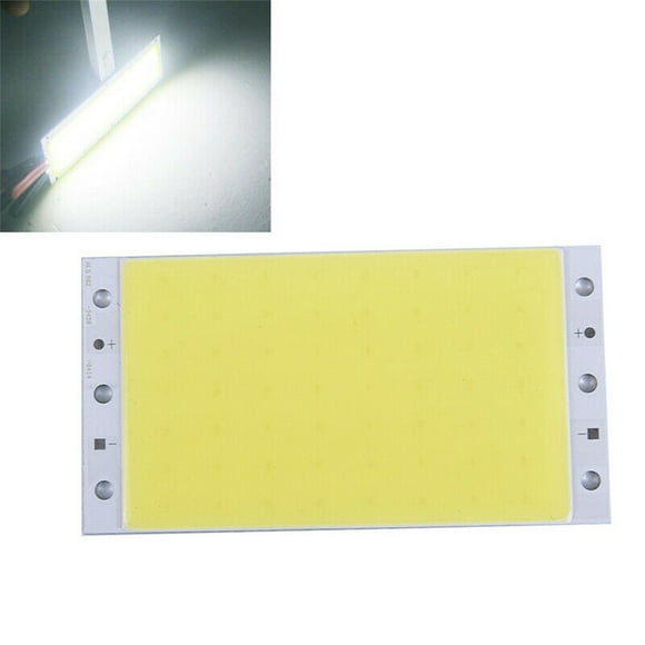 EastVita 94x50mm Rectangular Uniform Cob LED Panel Light 12-14v 20 Ultra Bright Strip Lamp Board
