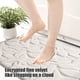 thumbnail image 4 of Alfombra Antideslizante de Poliéster para Baño | Alfombra Absorbente | Alfombra de Entrada | Alfombra para Dormitorio | Blanca | 60 X 40 Cm | Lavable, 4 of 6