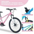 thumbnail image 4 of RAISTYW 27 inch Mountain Bike 21 Speed, Aluminum Frame Bicycle for Women with Disc Brake, Suspension Fork, White, 4 of 7