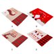 thumbnail image 5 of Inteprter Mantel Decoración navideña Adorno navideño Suavidad Multipropósito Mano de obra Accesorios para el hogar Decorativo Diseño lindo Impreso Kits de decoración para fiestas Tres Rodolfos Inteprter HA068338-04, 5 of 6