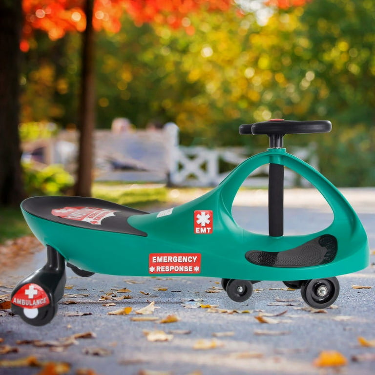 Lil' Rider Ambulance Wiggle Car for Ages 3 and Up - Twist