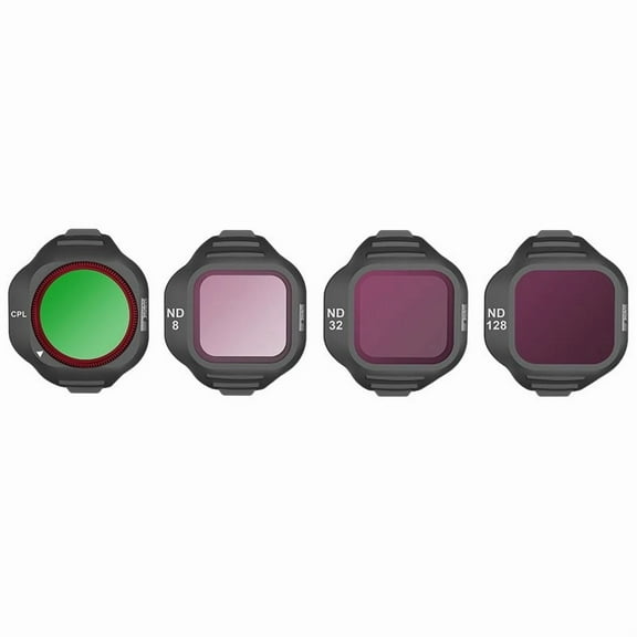 NEEWER 4-Pack ND8 ND32 ND128 CPL Filter Set for DJI Mini 5 Pro Drone, Multi-Coated HD Optical Glass Filters with Lightweight Frame & Protective Storage Case