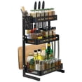 thumbnail image 1 of 3 Tier Metal Kitchen Spice Rack Countertop Standin, 1 of 5