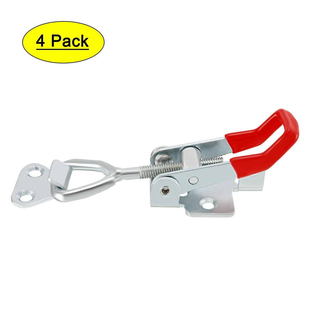 Uxcell 4 pcs Pull Latch, Metal Adjustable Door Box Case Toggle